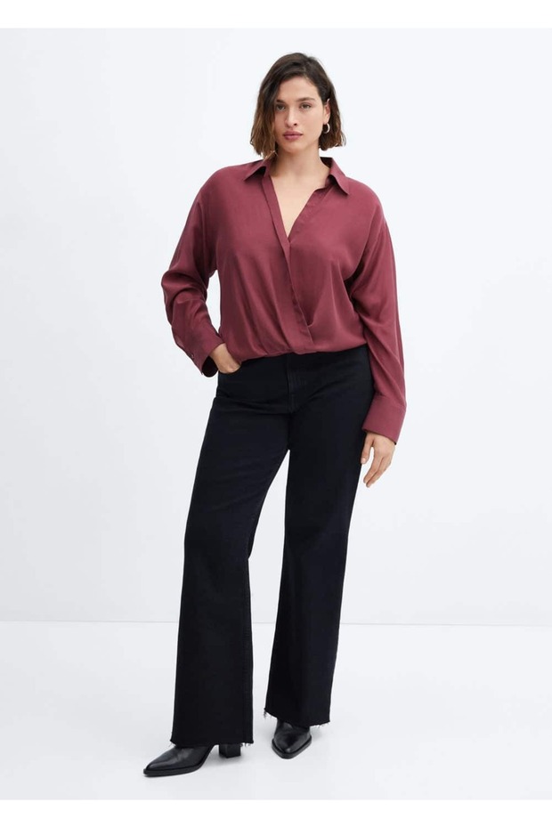 Anvelop saten bluz - 5