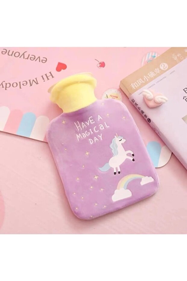 Sevimli Unicorn Sıcak Su Torbası ile sıcak ve rahat anlar - 2