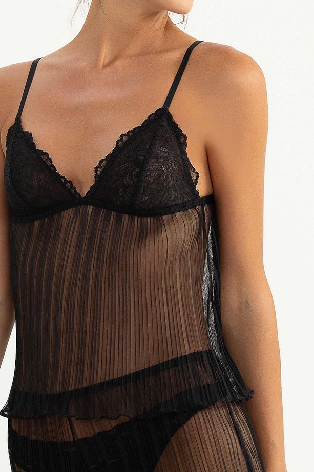 Fall in Love Triangle Dantel Üst B0208AX24SP - 5