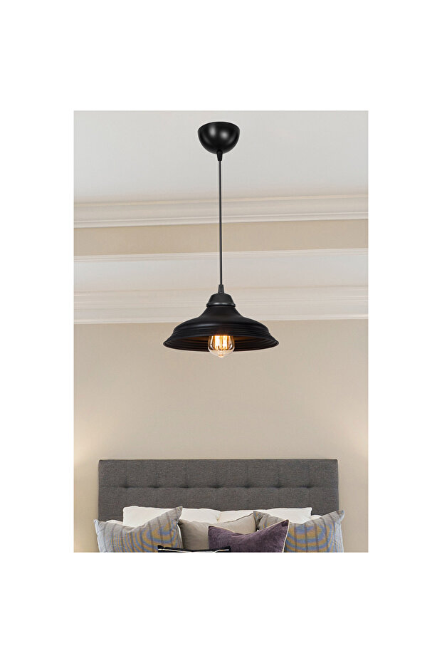 Lama Metal Sarkıt - Siyah - 1