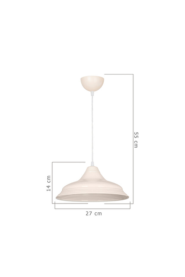 Lama Metal Sarkıt - Krem - 4
