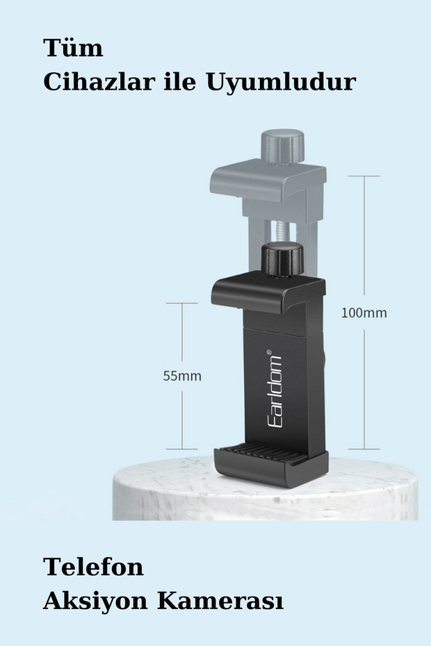 حامل كاميرا الهاتف القابل للتركيب على الرأس - 4