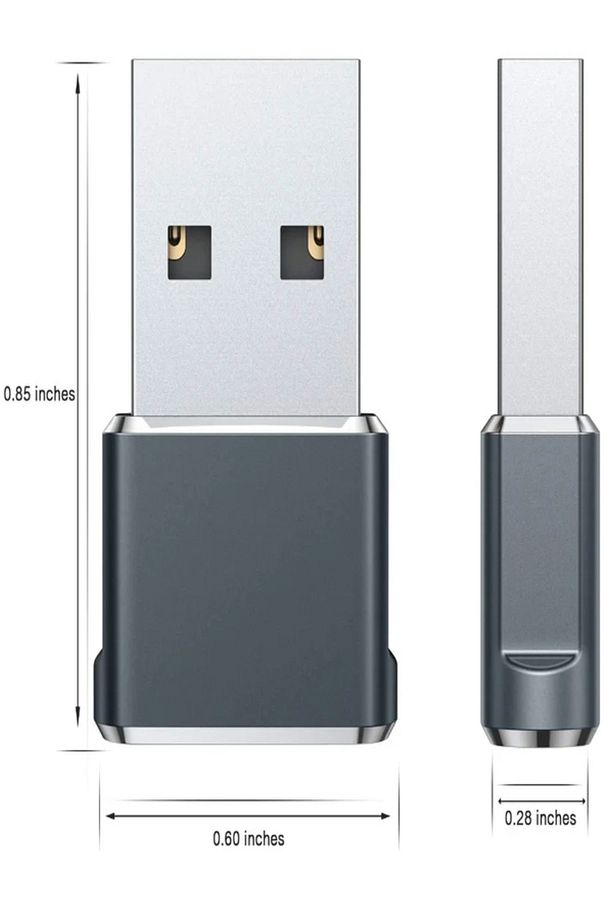 Usb To Type C - Usb 3.0 Yüksek Hızlı Veri Aktarımı Çevirici Aparat Dönüştürücü Otg Adaptör - 3