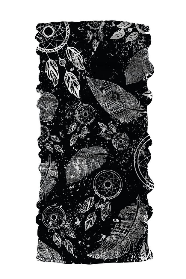 Ethnic Patterned Motor Cycling Face Mask Outdoor Buff Neck Collar Bandana Balaklava