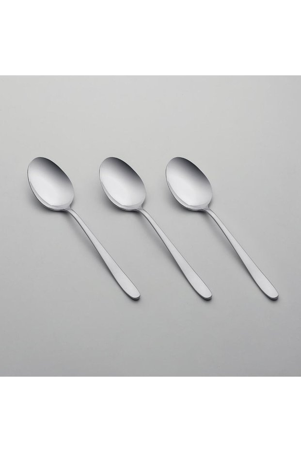 Sultan Food Spoons - 6 Pieces of Food Spoons Stainless Steel