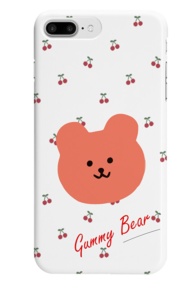 حافظة إطلاق Gummy Bear من الداخل من الجلد السويدي متوافقة مع طرازات iPhone 7 Plus وVeiPhone 8 Plus - 1