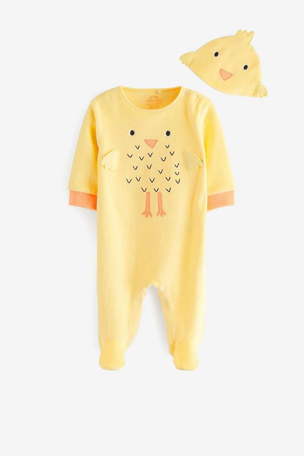Sarı Renk 1.5-2 Yaş Bebek Chick Uyku Tulumu - 1