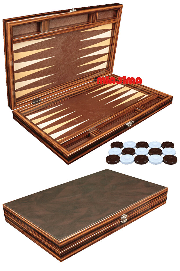 مجموعة لعبة الطاولة الجلدية الفاخرة - 1