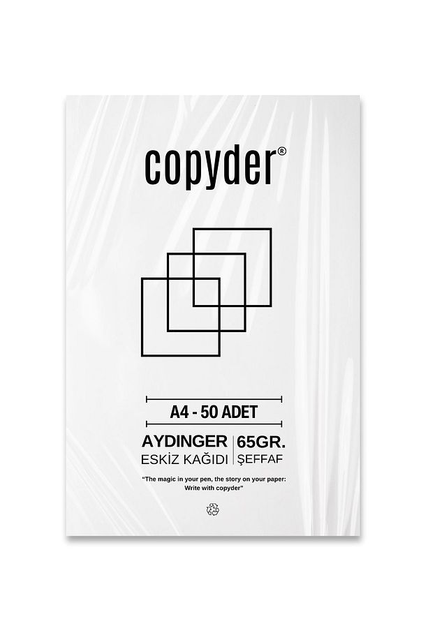 A4 Aydınger Eskiz Kağıdı Şeffaf Kopya Kağıdı - 3