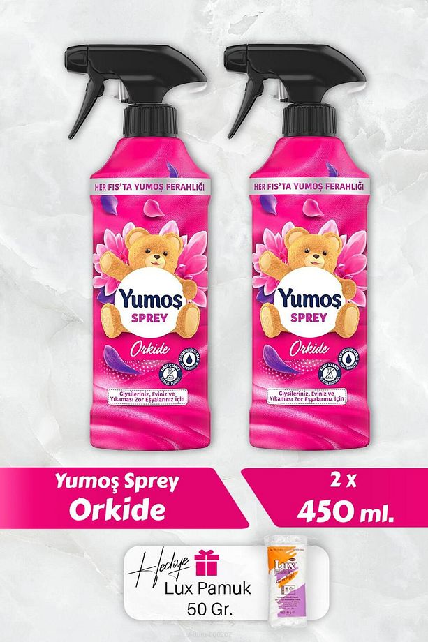 Orkide Sprey Koku 2 Adet, Pamuk - 1