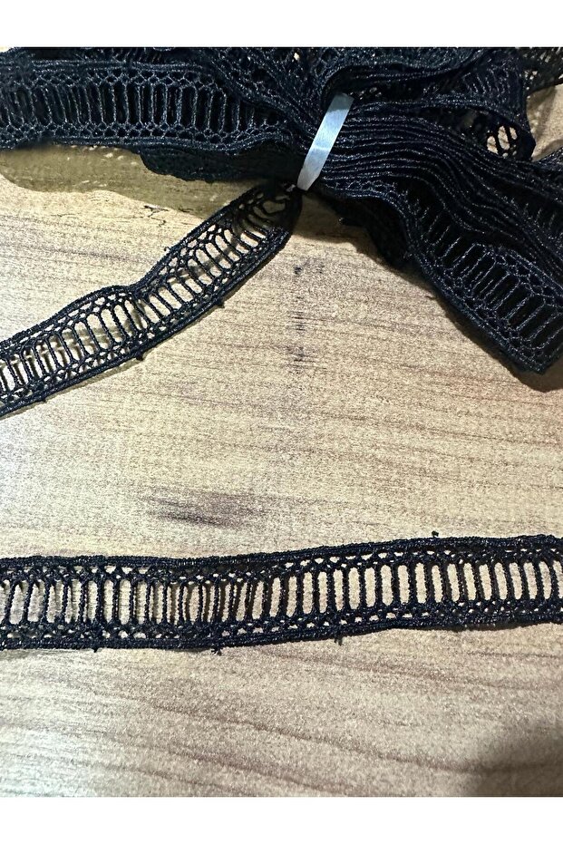 Kolber Guipure Tape Black 9 Mt Guipure Lace
