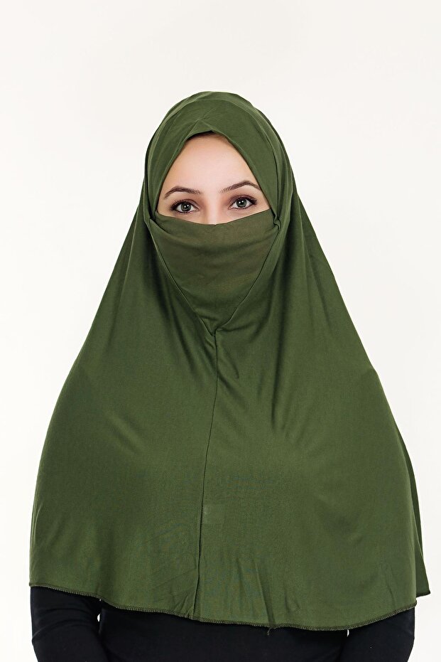 عمامة جاهزة مع حجاب، شال عملي، غطاء صلاة Hijab