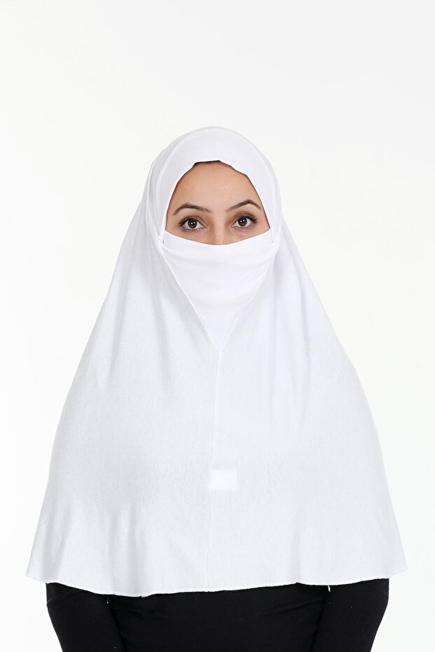 عمامة جاهزة مع حجاب، شال عملي، غطاء صلاة Hijab