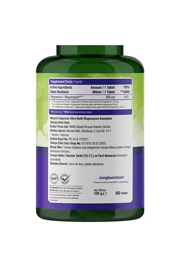 Multi Magnesium Complex 60 Tablet - 2