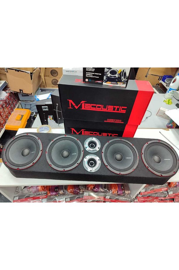 20 CM MİDRANGE SPL MACOUSTIC 400 WATTS 200 RMS WONDEX TWEETER 10 CM PANTİZOT POF SİSTEM - 1