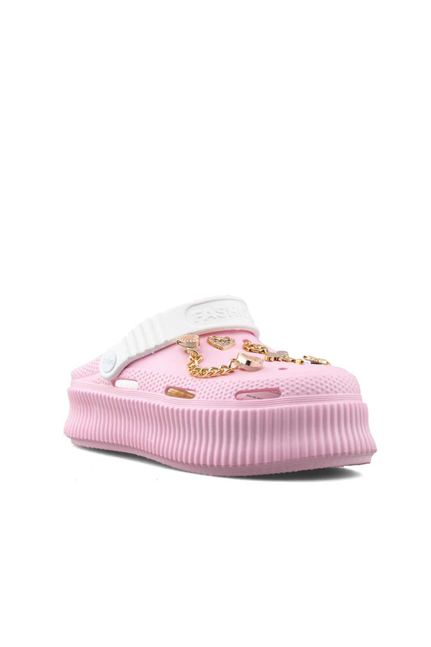 312 Pink Women's Jewelled Slippers