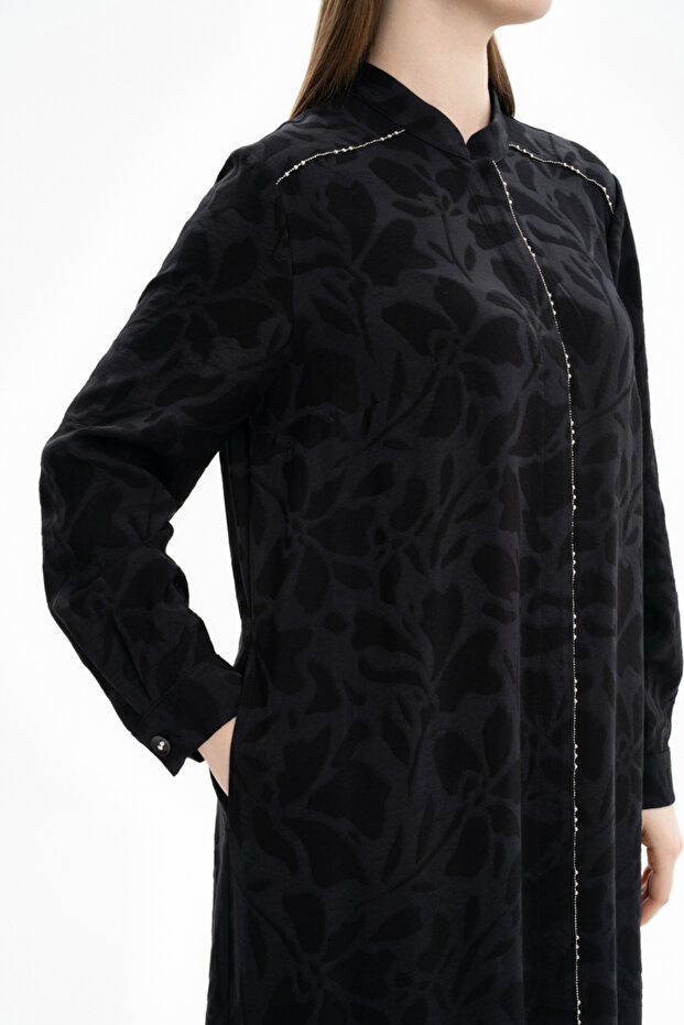 Zincir Detaylı Ferace - 4