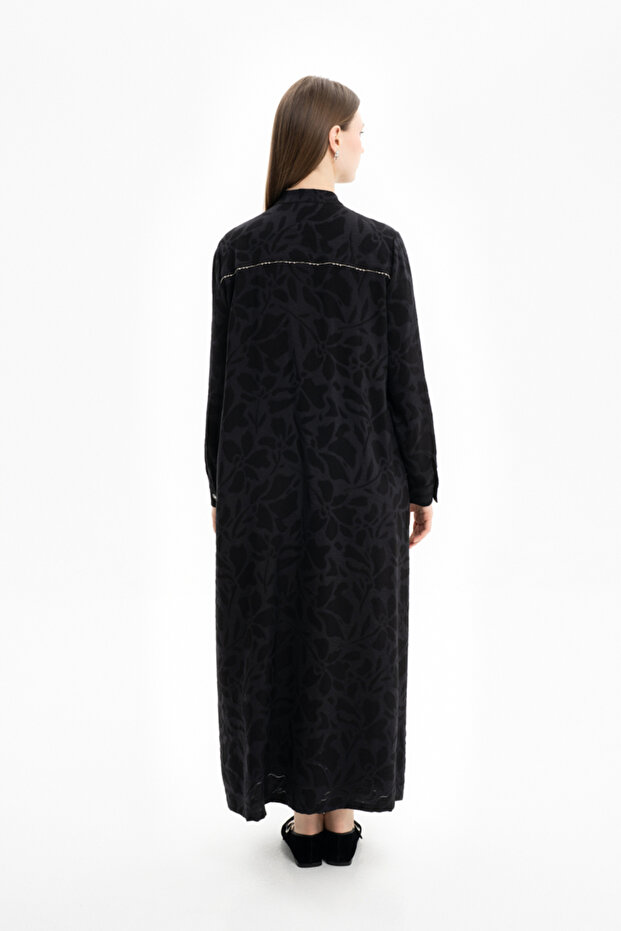 Zincir Detaylı Ferace - 3