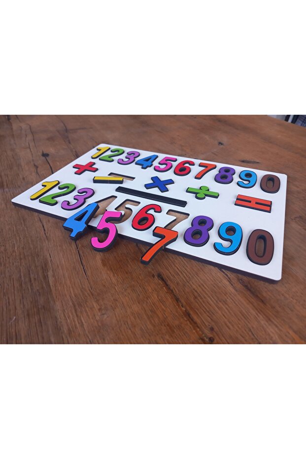 Numbers and Math Marks Puzzle - 3