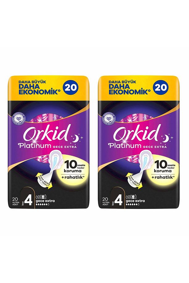 Platinum Gece Ekstra (boy 4) 20 Adet Hijyenik Ped 2 Adet - 2
