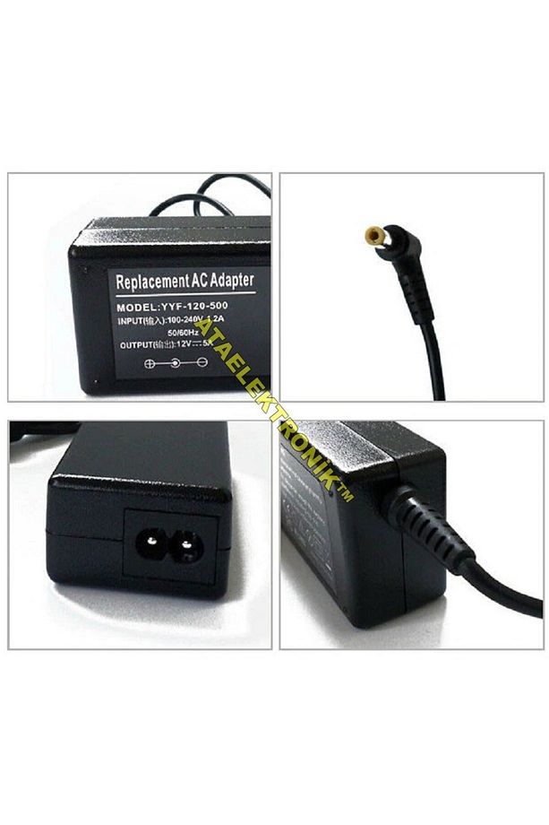 12v 5a - 12 Volt 5 Amper Adaptör Güç Kaynağı Şerit Rgb Led Let Trafosu Adaptör 2 Metre Kablolu - 2