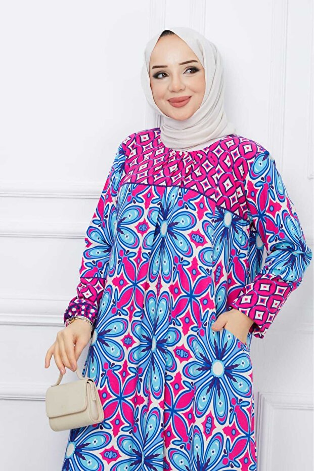 Rochie Hijab Marime Plus - 1
