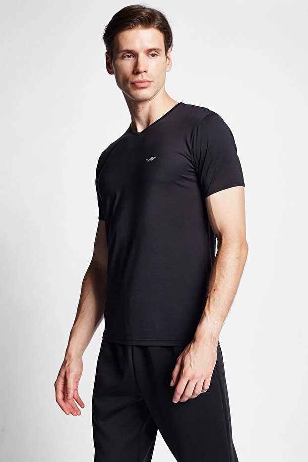 24S-1221-24B KISA KOL TSHIRT - 2