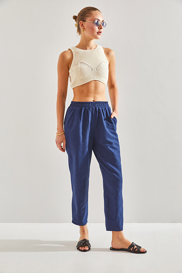Damenhose mit elastischem Bund60201002 - 4