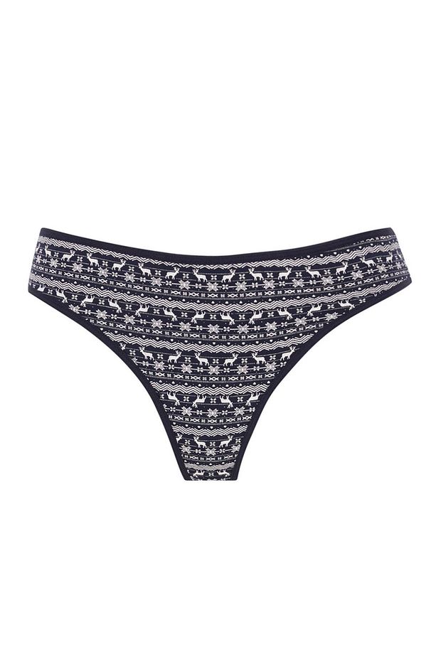 Fall In Love Yılbaşı Temalı Desenli 2'li String Külot Z0981az22wn - 5