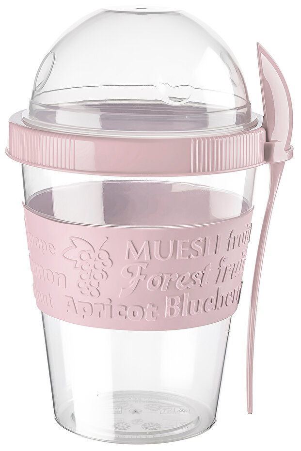 Take'n Go 600 Ml Yogurt Container with Lid and Spoon & Nutrition Container & Lunch Box - 1