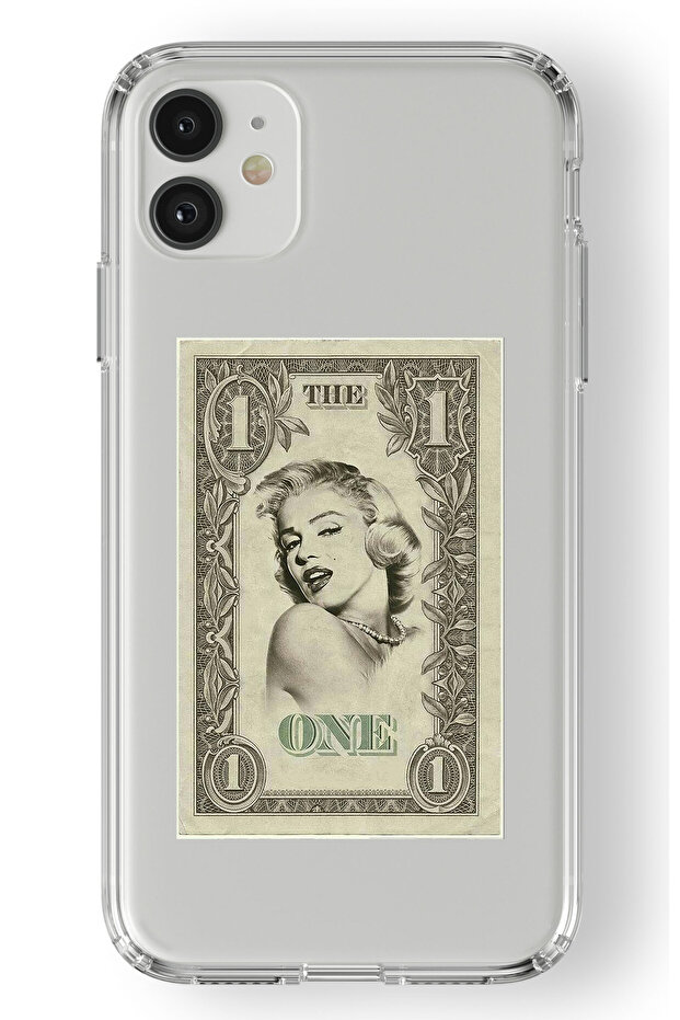 حافظة شفافة مطبوعة بتصميم مارلين مونرو متوافقة مع هاتف آيفون 11 - 1