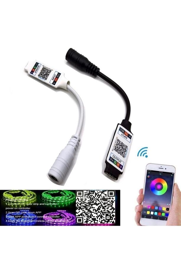 Bluetooth Ile Telefondan Rgb Şerit Led Kontrol Modülü - 1