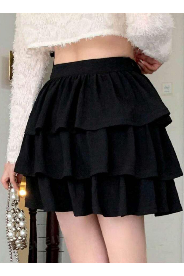 Fustă myconos neagră - 3