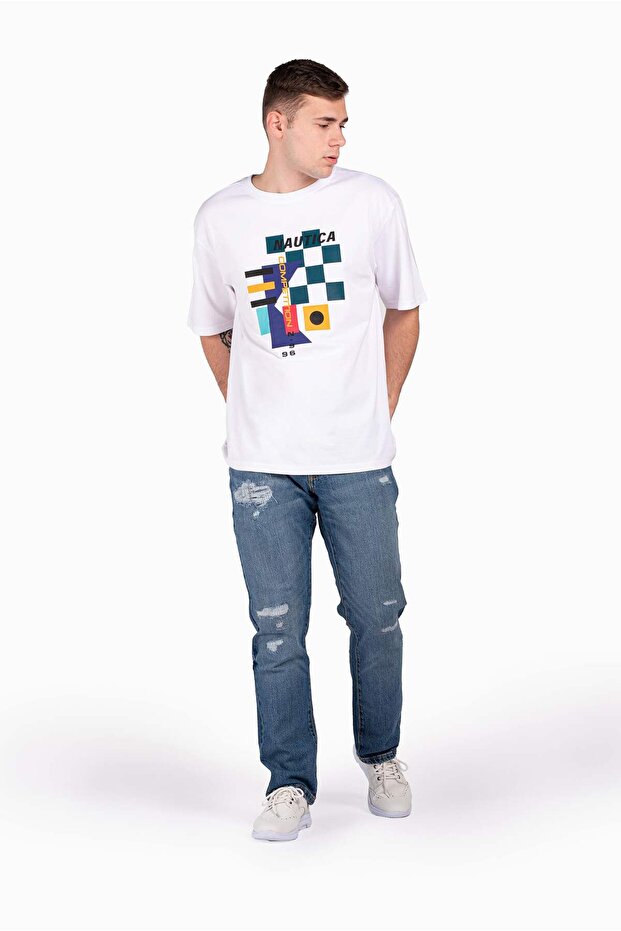 Men's White T-Shirt N7K01275