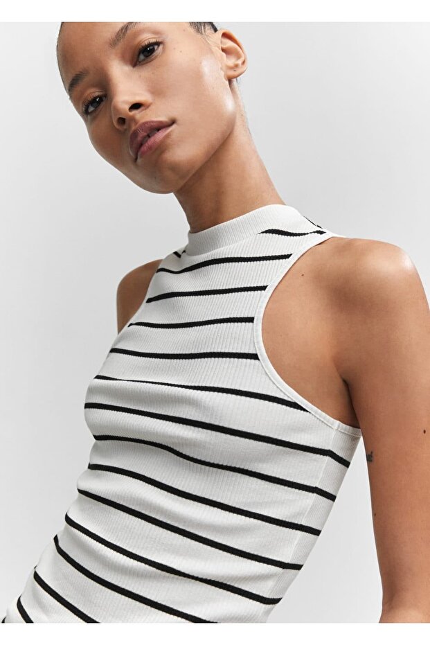 Μπλούζα ριγέ Perkins Collar - 6