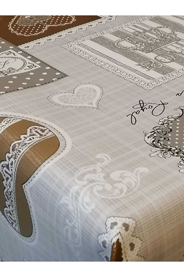 PVC ULNOB WITH NON-SLIP BASE - PATTERNED DELEABLE TABLE CLOTH - 5