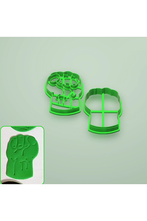 Hulk Fist Cookie Mold - 1