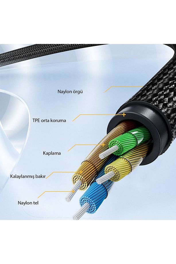 Type-c To Jack 3.5 Mm Aux Dönüştürücü Kulaklık Dönüştürücü Tüm Type-c Telefon ile Uyumlu Converter - 4