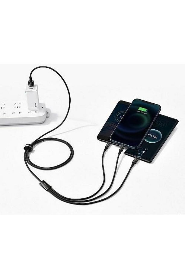 Tungsten Gold 3 In 1 Usb To Type C, Lightning, Micro Şarj Data Kablosu - 4