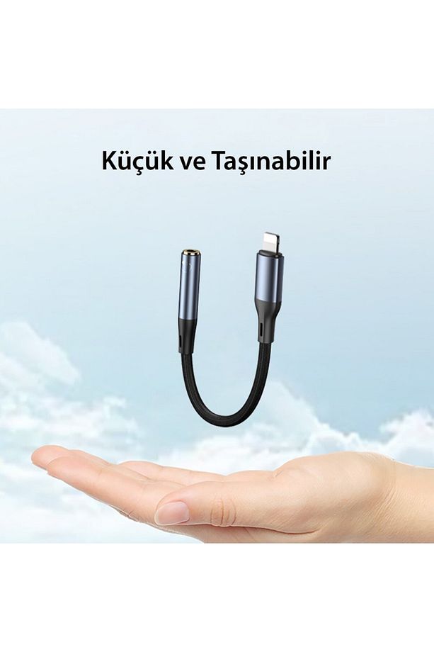 Type-c To Jack 3.5 Mm Aux Dönüştürücü Kulaklık Dönüştürücü Tüm Type-c Telefon ile Uyumlu Converter - 3