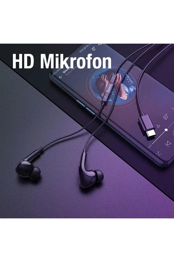 Polham Hc Pro Series 1.2mt Kablolu Type-c Kulakiçi Mikrofonlu Kablolu Kulaklık, Ultra Hafif Silikon - 2