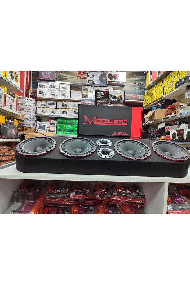20 CM MİDRANGE SPL MACOUSTIC 400 WATTS 200 RMS WONDEX TWEETER 10 CM PANTİZOT POF SİSTEM - 6