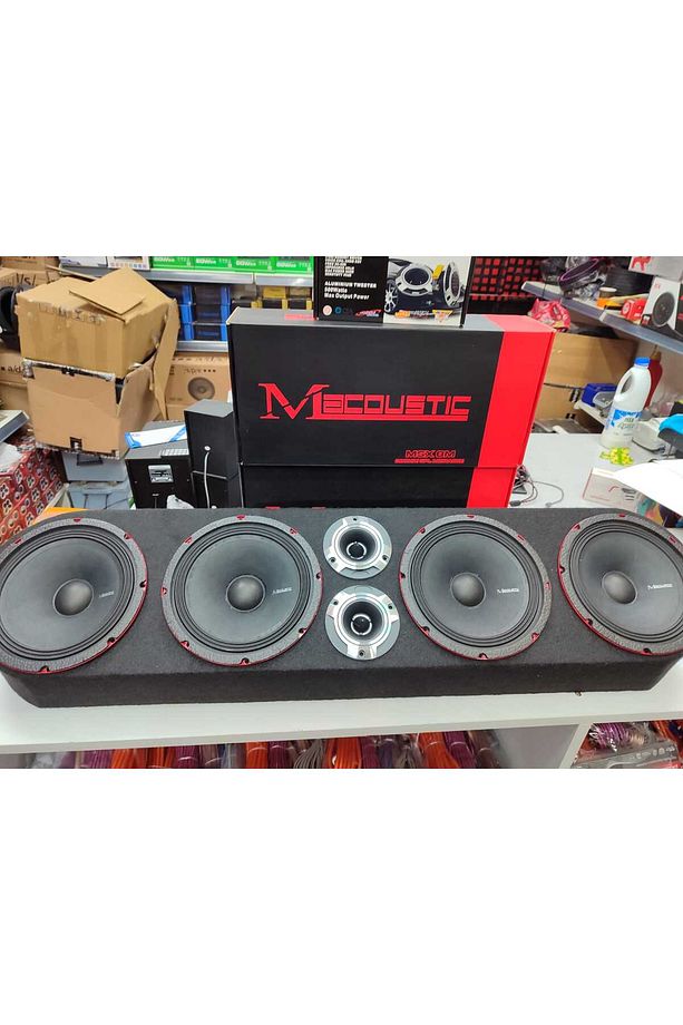 20 CM MİDRANGE SPL MACOUSTIC 400 WATTS 200 RMS WONDEX TWEETER 10 CM PANTİZOT POF SİSTEM - 4