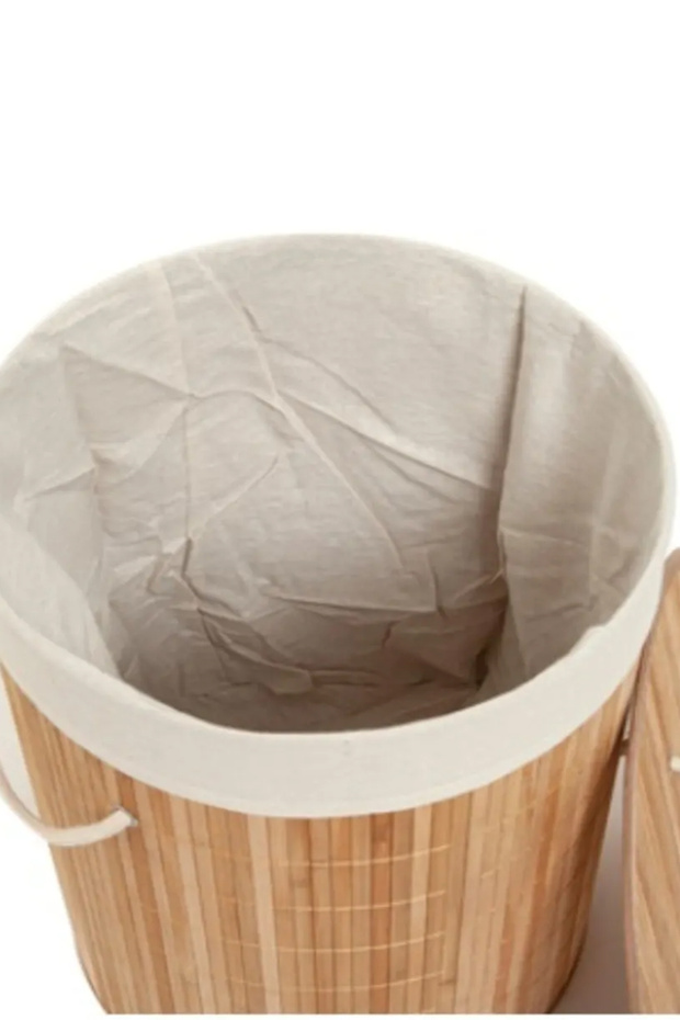 Bambu Çamaşır Sepeti Katlanır Sepet 3080 - 3