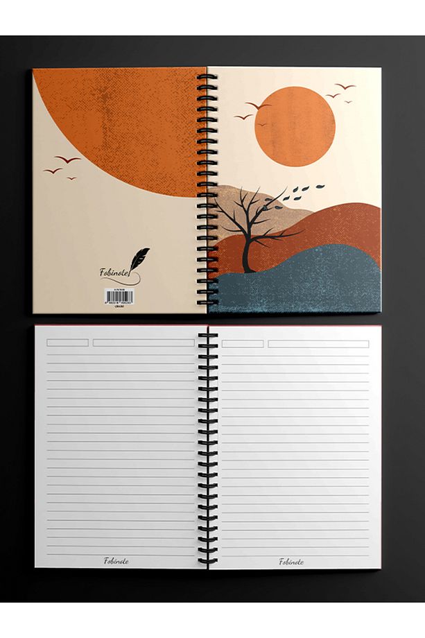 Spiralli Okul Defteri 80 yaprak (1 Adet) - A5 Boy Çizgili Defter - 2