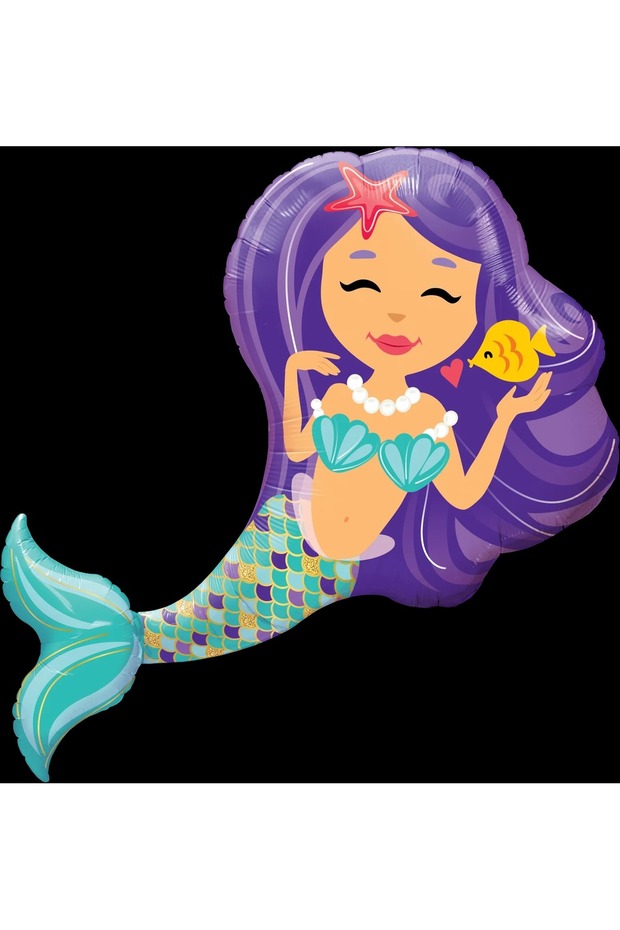 MINI PARTY STORE Mermaid Foil Balloon