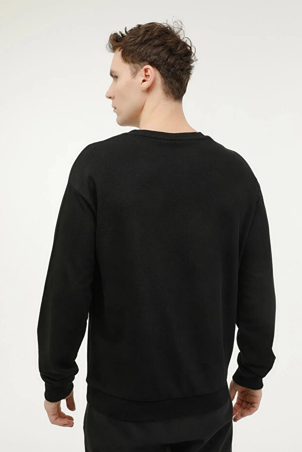 Erkek Basic Sweatshirt SN75 4FX - 2