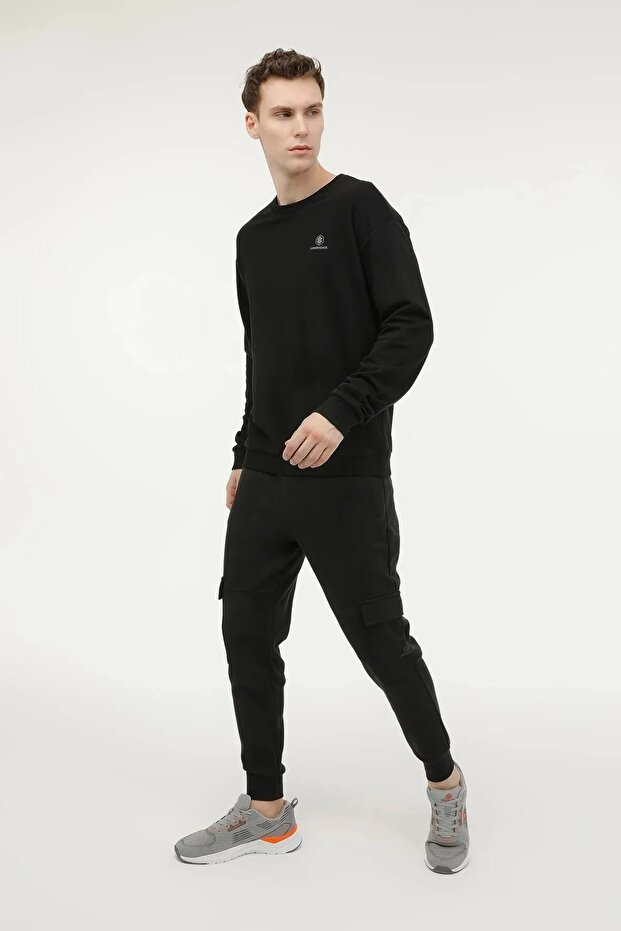 Erkek Basic Sweatshirt SN75 4FX - 3