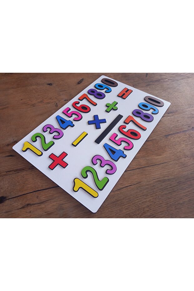 Numbers and Math Marks Puzzle - 2