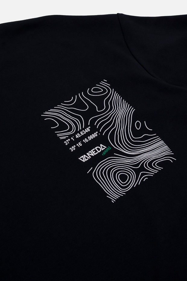 OVERSIZED FIT COORDINATE ERKEK TSHIRT LACIVERT - 2